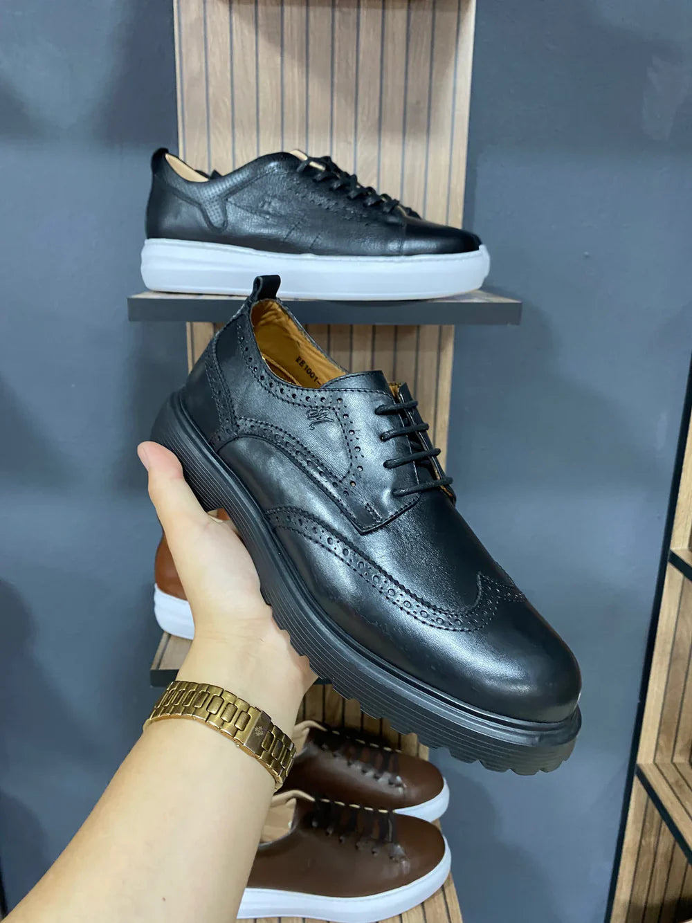 Chaussures Derby  Médical et Cuir