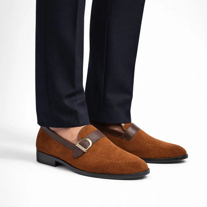 Mocassin Homme en Daim Élégant
