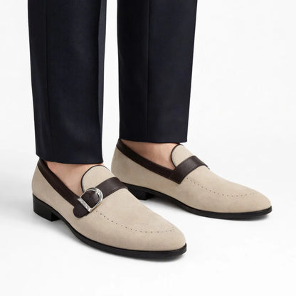 Mocassin Homme en Daim Élégant